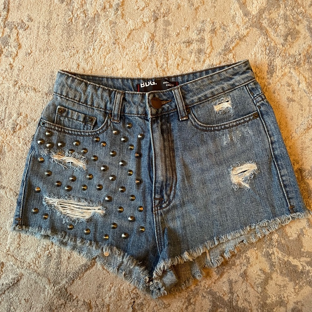 BDG studded shorts perfect for festivals